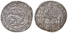 MILANO Francesco I (1515-1522) Grosso da 6 soldi - MIR 262 AG (g 3,95) RR Piccole screpolature e macchie diffuse
BB+