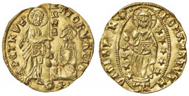 Senato Romano (1268-1278) Ducato con rosetta e lettera P - Munt. 129 AU (g 3,56) RR Un bellissimo esemplare
qFDC