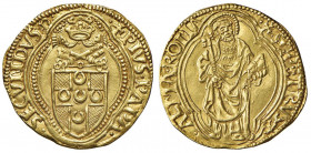 Pio II (1458-1464) Ducato papale - Munt. 7 AU (g 3,53) Di insolita conservazione
SPL+