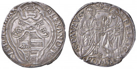 Alessandro VI (1492-1503) Grosso - Munt. 16 AG (g 3,31) Bell’esemplare per questo tipo di moneta
qSPL/SPL