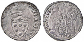 Clemente VII (1521-1534) Giulio con simbolo giglio - Muntoni 53 AG (g 3,71) R Modeste debolezze di conio
SPL