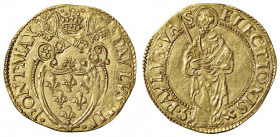 Paolo III (1534-1549) Scudo d’oro - Munt. 19 AU (g 3,36) RR
SPL+