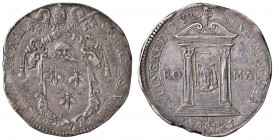 Urbano VIII (1623-1644) Testone 1625 A. II Giubileo - Munt. 48 AG (g 9,72) Schiacciature marginali
BB+