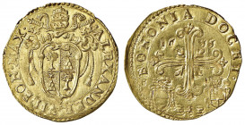 Alessandro VII (1655-1667) Bologna - Doppia 1655 - Munt. 54; MIR 1874/5 AU (g 6,59) RR Conservazione eccezionale con metallo brillante
FDC