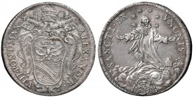 Alessandro VIII (1689-1691) Testone - Munt. 19 AG (g 9,01) R
SPL