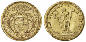 Clemente XI (1700-1721) Scudo 1718 - Munt. 25 AU (g 3,31) R Minimi segnetti e modeste macchie al D/
SPL+