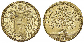 Clemente XI (1700-1721) Scudo A. XX - Munt. 17; MIR 2251/1 AU (g 3,27) RRR
qFDC