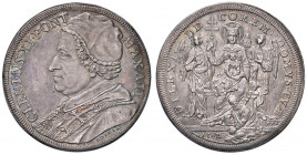 Clemente XI (1700-1721) Piastra 1702 A. II - Munt. 33; MIR 2259/1 AG (g 32,10) RR Superbo esemplare con delicata patina
qFDC