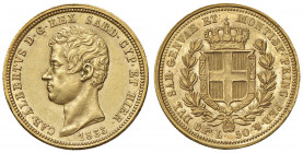 Carlo Alberto (1831-1849) 50 Lire 1833 T - Nomisma 635 AU RR Esemplare di insolita qualità
SPL+/qFDC