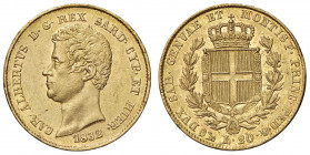 Carlo Alberto (1831-1849) 20 Lire 1832 G FERT - Nomisma 640 AU R
SPL/FDC