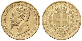 Vittorio Emanuele II (1849-1861) 20 Lire 1858 T - Nomisma 757 AU RR
SPL