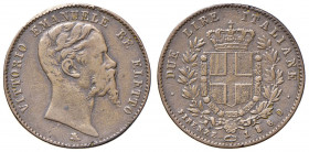 Vittorio Emanuele II re eletto (1859-1861) 2 Lire 1860 F - Nomisma manca AE (g 7,62) Prova in bronzo (?)
 MB+