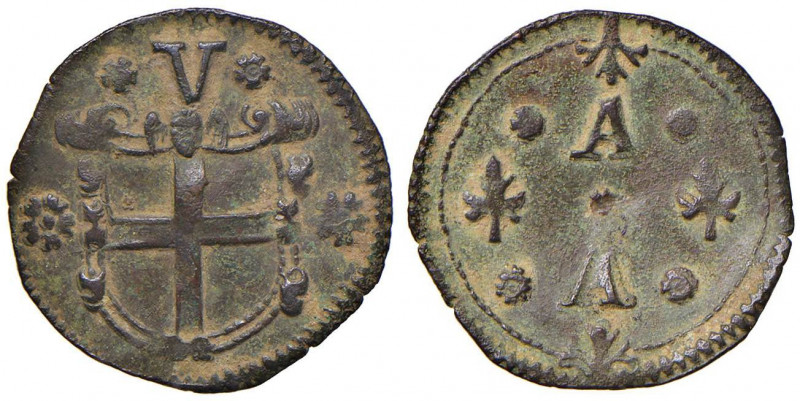Tessera (?) - AE (g 1,61 - Ø 21 mm) Ondulazione del tondello. Riteniamo che si t...