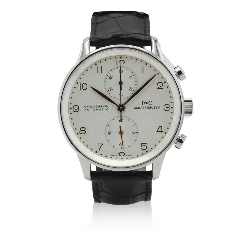 IWC Chronograph Portuguese Referenza IW3714 Cal. 79350 a carica automatica. Nume...