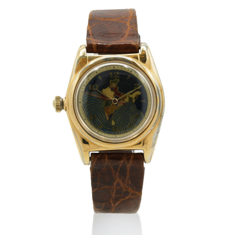 ROLEX Oyster Perpetual "Ovetto Bubble Back” MANCINO, CLOISONNE. Referenza 2940. ...