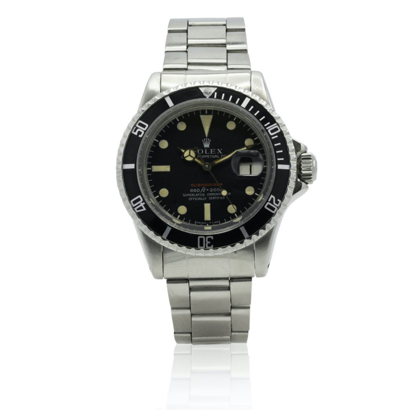 ROLEX Submariner, MARK IV SCRITTA ROSSA Referenza 1680 Cal. 1570 a carica automa...