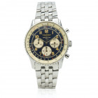BREITLING Navi Timer 92 Referenza A30021. Cal. B30 a carica automatica. Cassa in acciaio con diametro da 38mm. Dial blu con grandi numeri arabi. Ghier...