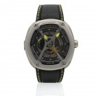 DIETRICH. OT-3 Cal. a carica automatica. Cassa in acciaio da 46mm. Corona da 7,3mm. Dial scheletrato che rende il movimento visibile con indici stampa...