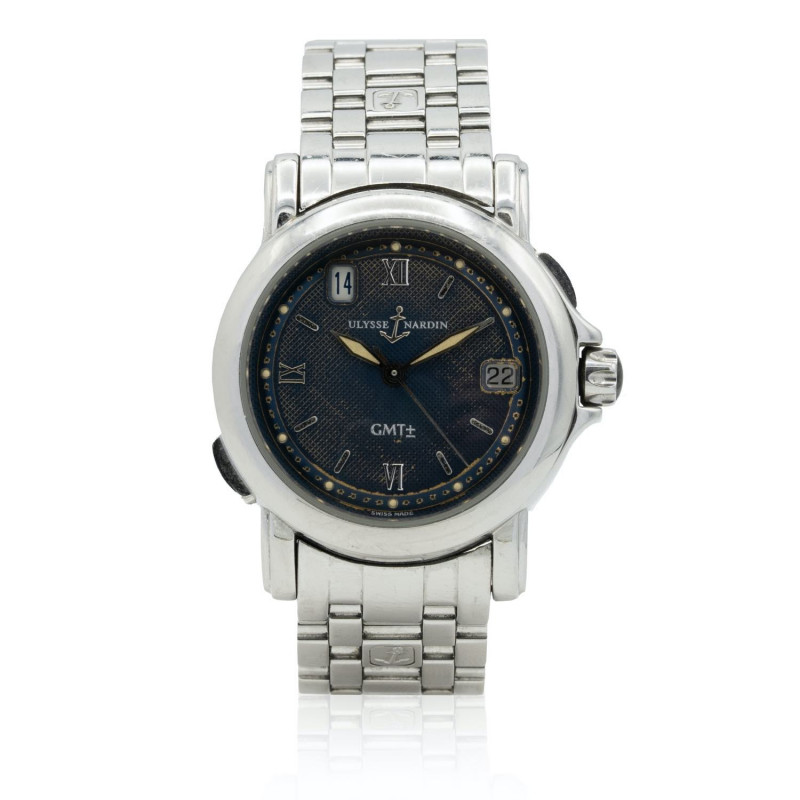 ULYSSE NARDIN San Marco GMT. Referenza 203-22. Cal. a carica automatica. Cassa i...