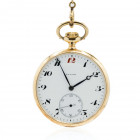 ZENITH Grand Prix Paris 1900 con catena in oro. orologio da tasca. Movimento a carica manuale. Cassa con diametro da 49mm. Dial bianco smaltato in por...