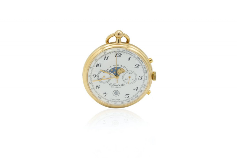 THE TISSOT e Fils, Le Locle, Orologio da tasca con complicazioni. Movimento a ca...