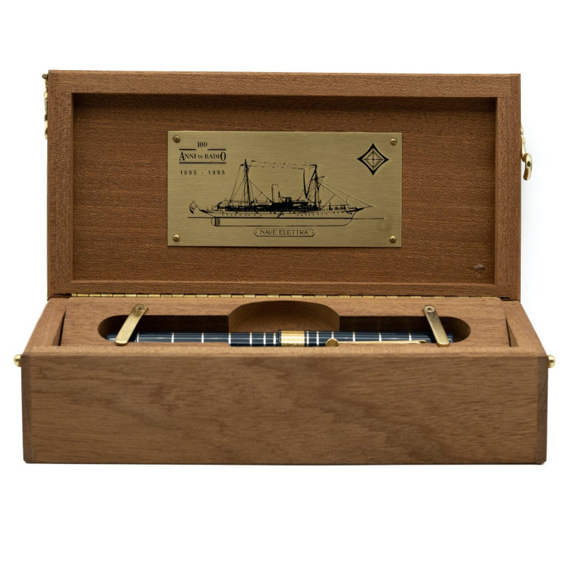 OMAS Penna stilografica - GUGLIELMO MARCONI 100 ANNI DI RADIO 1895-1995. Corpo d...