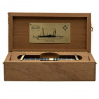 OMAS Penna stilografica - GUGLIELMO MARCONI 100 ANNI DI RADIO 1895-1995. Corpo della penna blu con finitura argentata. Edizione limitata n. 0082. Penn...