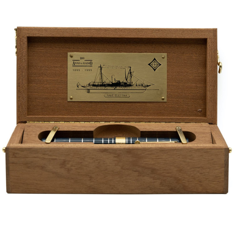 OMAS Penna stilografica - GUGLIELMO MARCONI 100 ANNI DI RADIO 1895-1995. Corpo d...