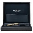 AURORA Penna stilografica - 80° ANNIVERSARIO dell’azienda. Edizione limitata 1891/1919. Creata nel 1999, corpo in argento massiccio cesellato in alto-...