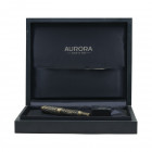 AURORA Penna stilografica - BENVENUTO CELLINI”. Edizione limitata 1060/1919. Corpo e cappuccio in argento 925. Pennino M in oro bianco 18kt. Penna nuo...