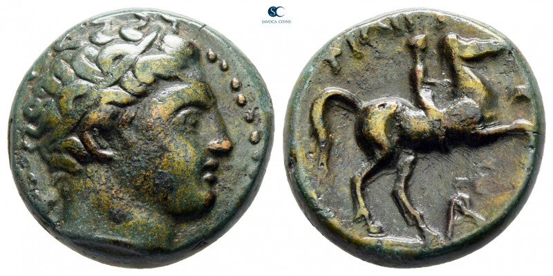 Kings of Macedon. Uncertain mint. Philip II of Macedon 359-336 BC. 
Bronze Æ
...