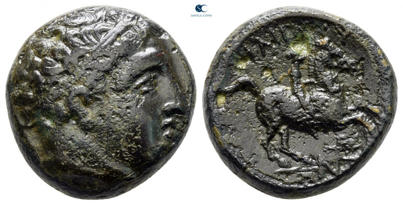 Kings of Macedon. Uncertain mint. Philip II of Macedon 359-336 BC. 
Bronze Æ
...