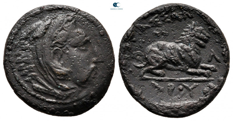 Kings of Macedon. Uncertain mint. Kassander 306-297 BC. 
Bronze Æ

20 mm, 3,6...