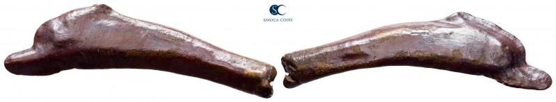 Scythia. Olbia circa 437-410 BC. 
Cast dolphin Æ

34 mm, 2,55 g



very f...