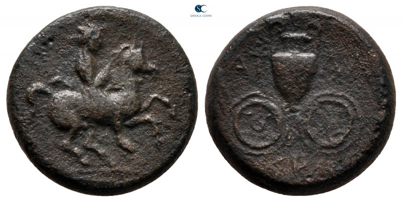 Thessaly. Krannon circa 350-300 BC. 
Bronze Æ

16 mm, 4,44 g



very fine...