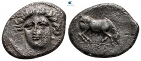 Thessaly. Larissa circa 356-342 BC. Drachm AR