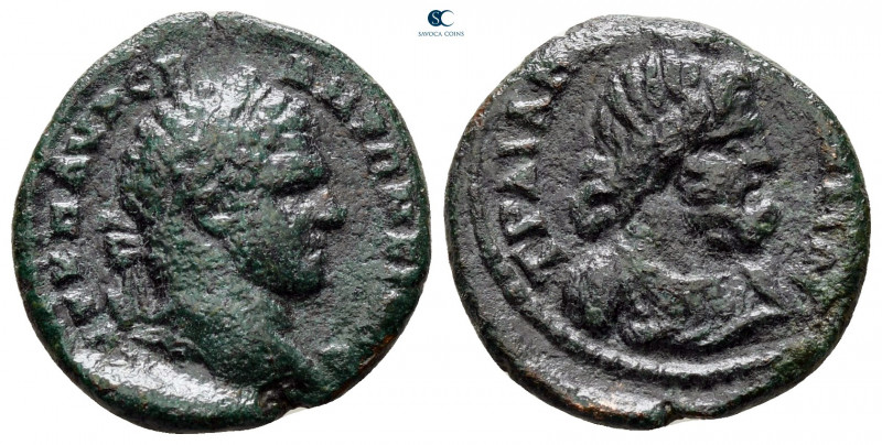 Thrace. Trajanopolis. Caracalla AD 198-217. 
Bronze Æ

18 mm, 2,82 g



v...