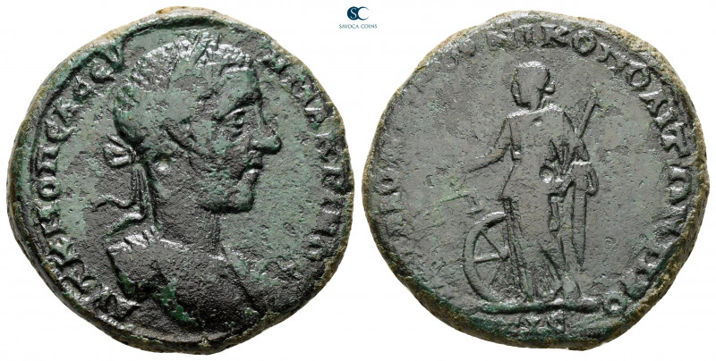 Moesia Inferior. Nikopolis ad Istrum. Macrinus AD 217-218. 
Bronze Æ

27 mm, ...