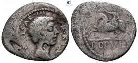Octavian 29-27 BC. Military mint travelling with Octavian. Denarius AR