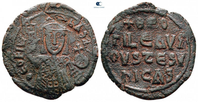 Theophilus AD 829-842. Constantinople
Follis or 40 Nummi Æ

25 mm, 4,02 g

...