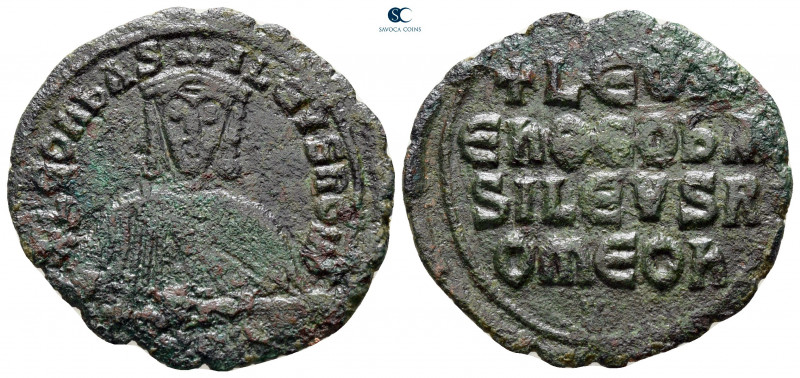 Leo VI the Wise AD 886-912. Constantinople
Follis or 40 Nummi Æ

27 mm, 3,78 ...