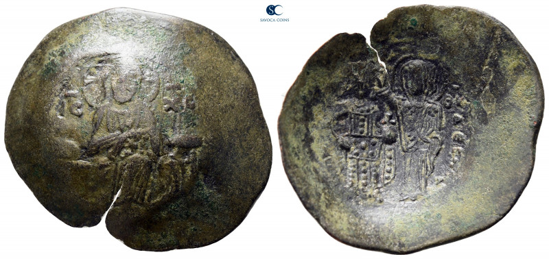 Manuel I Comnenus AD 1143-1180. Constantinople
Trachy Æ

30 mm, 3,22 g


...