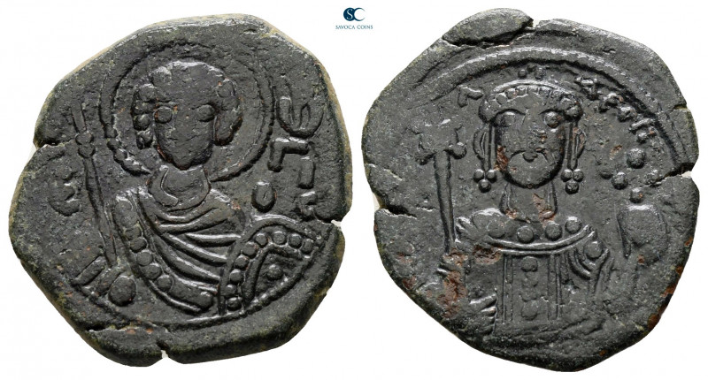 Manuel I Comnenus AD 1143-1180. Thessalonica
Tetarteron Æ

21 mm, 3,13 g

...