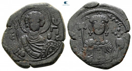Manuel I Comnenus AD 1143-1180. Thessalonica. Tetarteron Æ