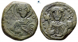 Manuel I Comnenus AD 1143-1180. Thessalonica. Tetarteron Æ