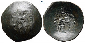 Isaac II Angelos AD 1185-1195. Constantinople. Trachy Æ