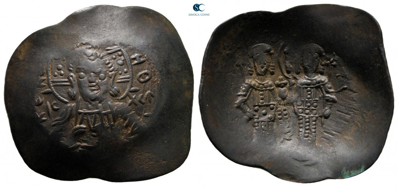 Alexius III Angelus-Comnenus AD 1195-1203. Constantinople
Trachy Æ

27 mm, 1,...