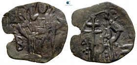Andronicus II Palaeologus AD 1282-1328. Constantinople. Trachy Æ