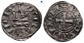 Crusaders, Principality of Achea. Philippe of Savoy AD 1301-1307. Denier Tournois BI