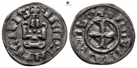 Crusaders, Principality of Achea. Philippe de Taranto AD 1307-1313. Denier Tournois BI